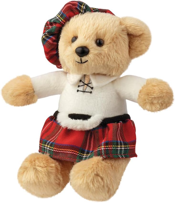 Aurora, 60321, Scottish Souvenir Teddy Bear, 8In, Soft Toy, Multi-Colour