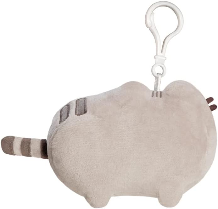 Aurora, 61534, Classic Pusheen Keyring, Soft Toy, Grey