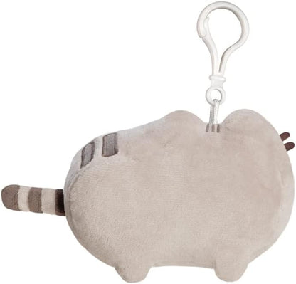 Aurora, 61534, Classic Pusheen Keyring, Soft Toy, Grey