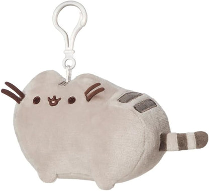 Aurora, 61534, Classic Pusheen Keyring, Soft Toy, Grey