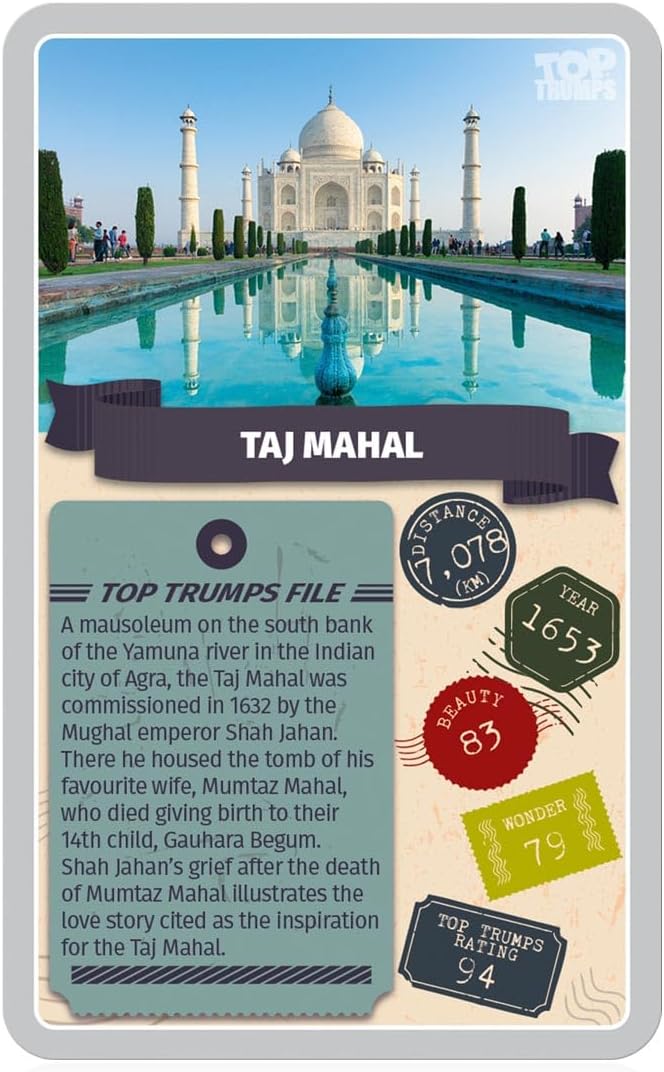 Top Trumps Monumenti del Mondo Gioco di Carte