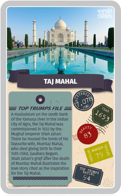 Top Trumps Monumenti del Mondo Gioco di Carte