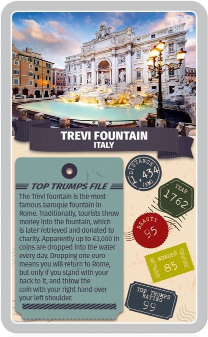 Top Trumps Monumenti del Mondo Gioco di Carte