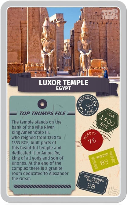 Top Trumps Monumenti del Mondo Gioco di Carte