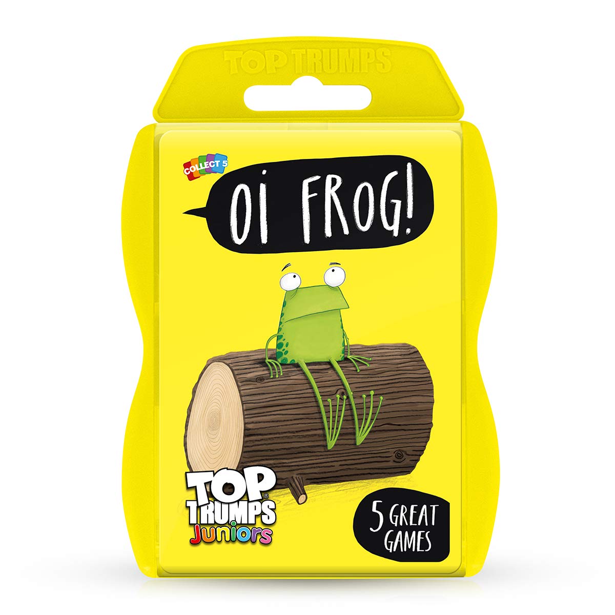 Top Trumps Oi Frog! Juniors Card Game, includes 5 games from Spot the Difference, Take 5, Mini , Observational Quiz and Pairs, educational gift and toy for boys and girls aged 3 plus