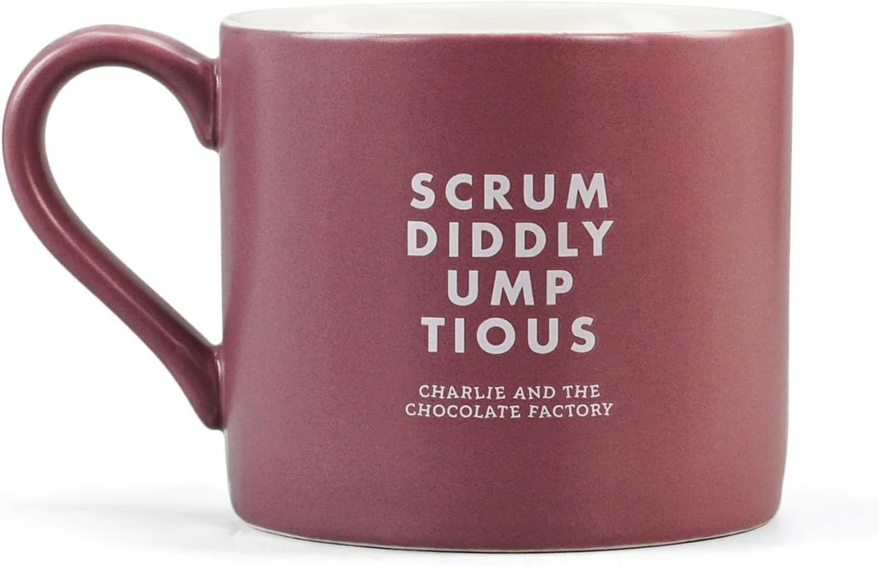 Half Moon Bay Charlie and The Chocolate Factory Coffee Mug | Tea Cups & Coffee Cups | Roald Dahl Teacher Gifts & Gifts for Women | Gift for Book Lovers & Roald Dahl Gifts | Coffee Gifts
