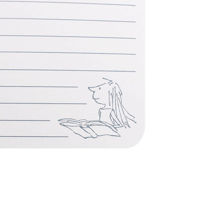 Half Moon Bay Magic In You Somewhere - Matilda - Blue/White 5.5 x 8.2 Inch FSC Paper A5 Softcover Composition Notebook