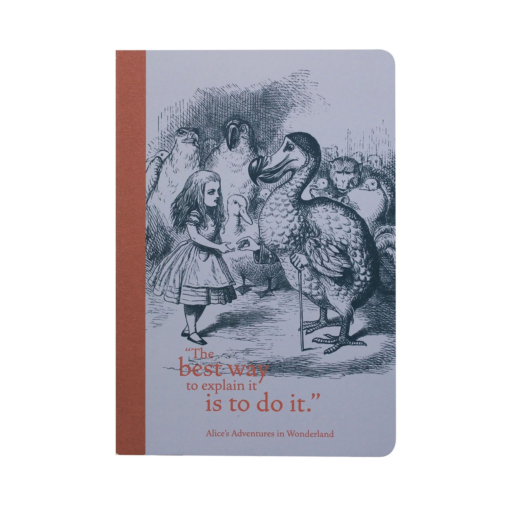 Half Moon Bay Alice In Wonderland A5 Notebook | Journal Notebook & Mini Notebook | Alice In Wonderland Gifts & Gifts For Book Lovers | Alice In Wonderland Book For Writing | Stationery Supplies
