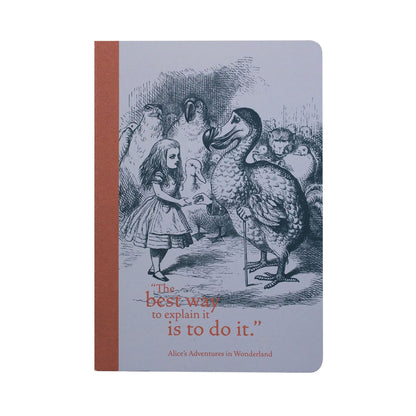 Half Moon Bay Alice In Wonderland A5 Notebook | Journal Notebook & Mini Notebook | Alice In Wonderland Gifts & Gifts For Book Lovers | Alice In Wonderland Book For Writing | Stationery Supplies