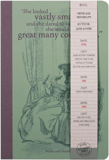 Half Moon Bay Sense and Sensibility A5 Notebook | Journal Notebook & Mini Notebook | Jane Austen Gifts & Gifts For Book Lovers | Jane Austen Books For Writing | Stationery Supplies