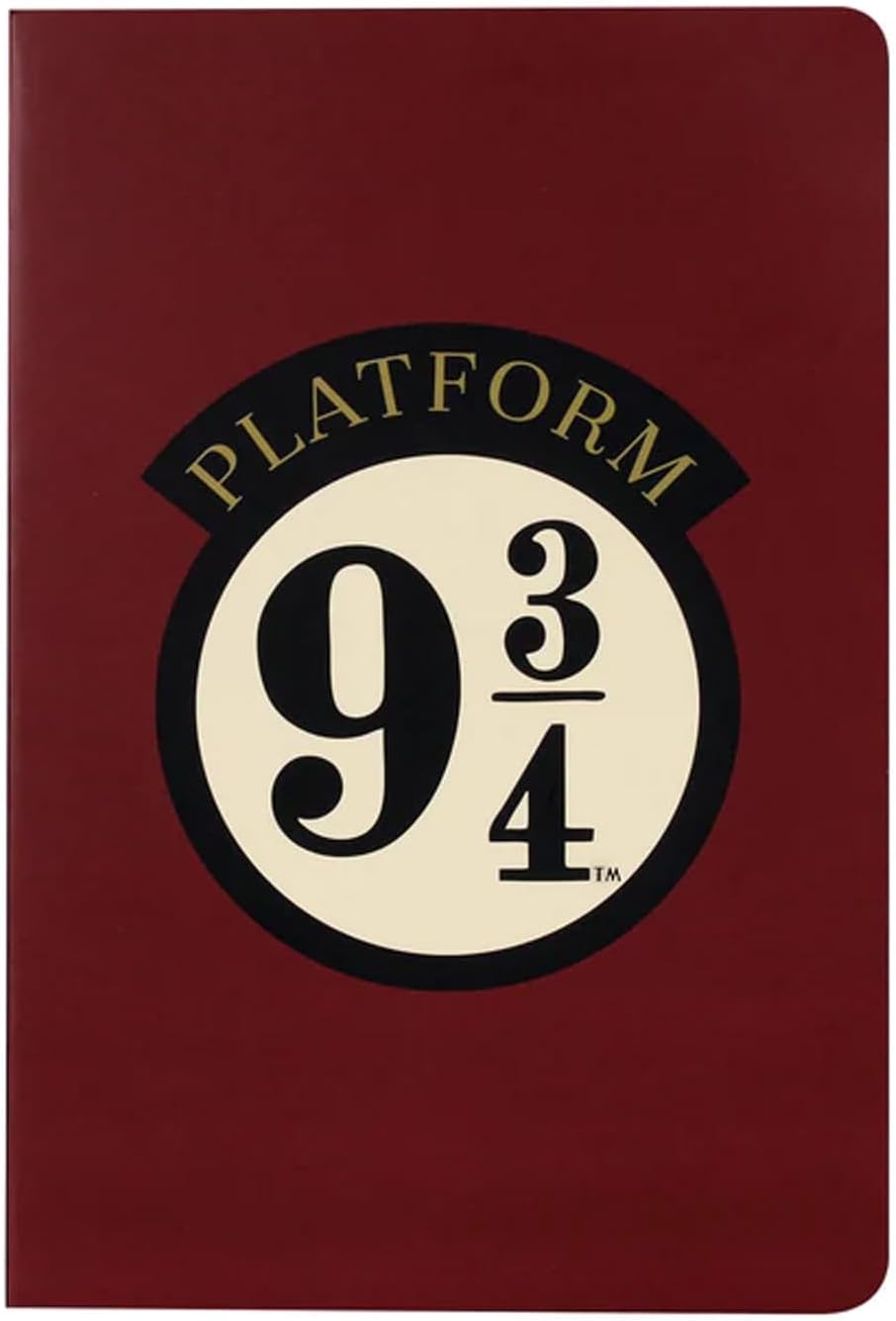 Half Moon Bay Harry Potter A5 Notebook | Journal Notebook & Mini Notebook | Harry Potter Gifts & Harry Potter Notebook | Small Notebook & Stationery Supplies | Book Lover Gifts | Platform 9 3/4