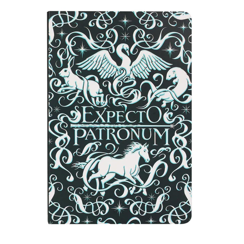 Half Moon Bay Harry Potter A5 Notebook | Journal Notebook & Mini Notebook | Harry Potter Gifts & Harry Potter Notebook | Small Notebook & Stationery Supplies | Book Lover Gifts | Expecto Patronum