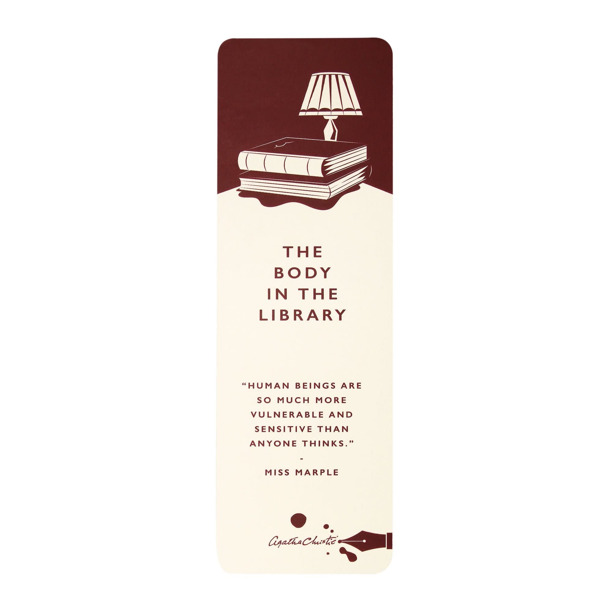 Agatha Christie - Stationery & Notebooks - Agatha Christie Bookmark - The Body in The Library