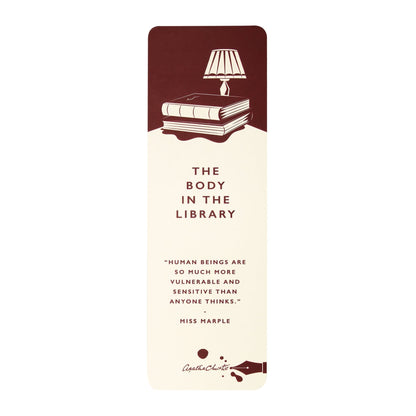 Agatha Christie - Stationery & Notebooks - Agatha Christie Bookmark - The Body in The Library