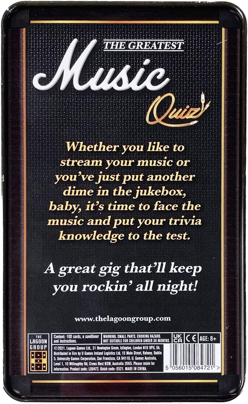 University Games Music Quiz Tin