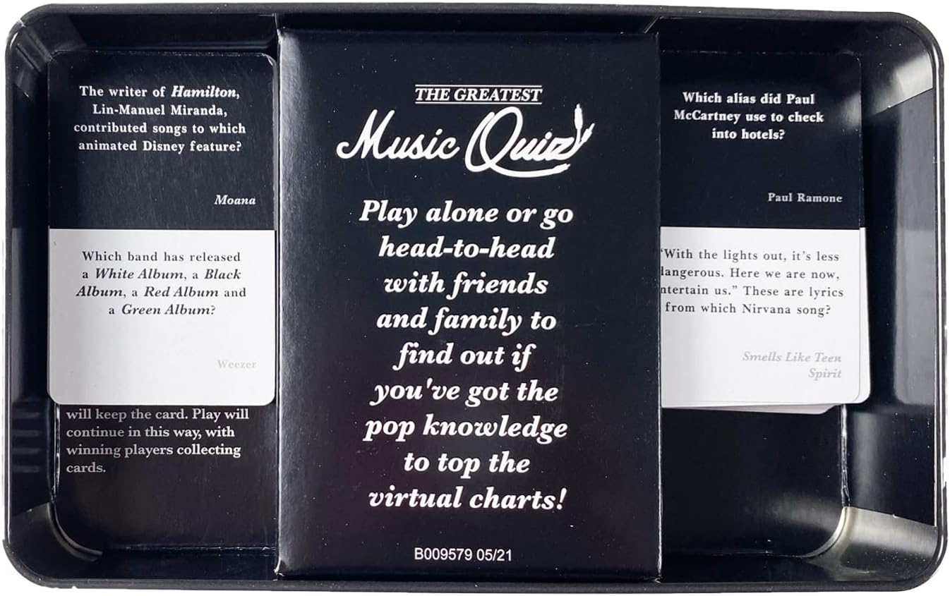University Games Music Quiz Tin