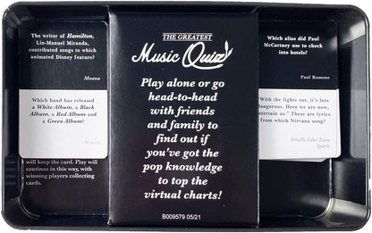 University Games Music Quiz Tin