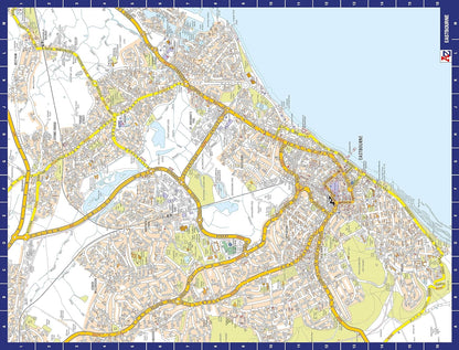 A to Z Map of Eastbourne Jigsaw Puzzle For Adults - 1000 Piece Jigsaw Puzzle Gift - Map jigsaw Puzzles, Map Gift