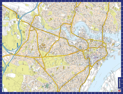 A to Z Map of Southampton Jigsaw Puzzle For Adults - 1000 Piece Jigsaw Puzzle Gift - Map jigsaw Puzzles, Map Gift