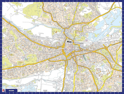 A to Z Map of Reading Jigsaw Puzzle For Adults - 1000 Piece Jigsaw Puzzle Gift - Map jigsaw Puzzles, Map Gift