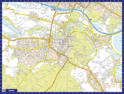 A to Z Map of Windsor Jigsaw Puzzle For Adults - 1000 Piece Jigsaw Puzzle Gift - Map jigsaw Puzzles, Map Gift