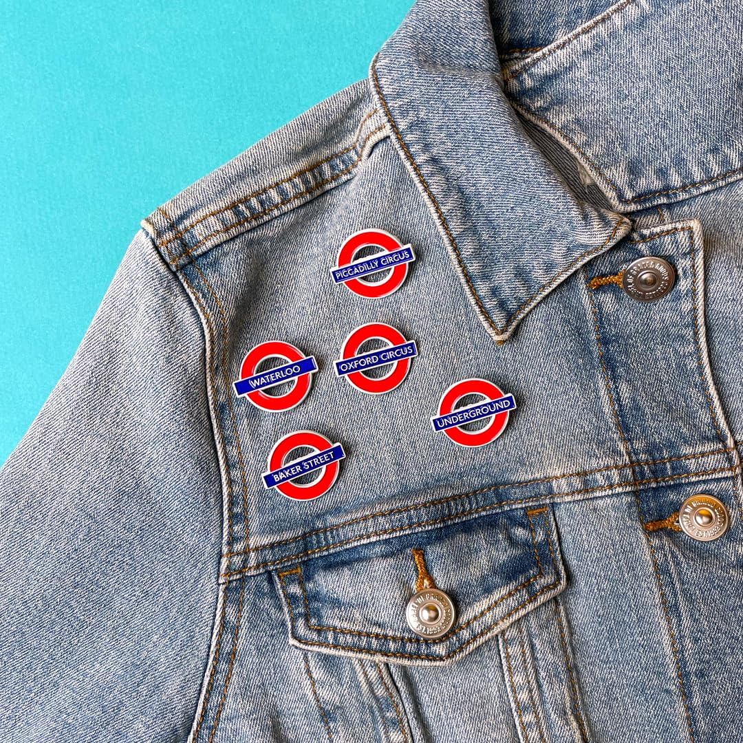 Pawprint Family | Underground Roundel Enamel Pin Badge | Transport for London Official Merchandise