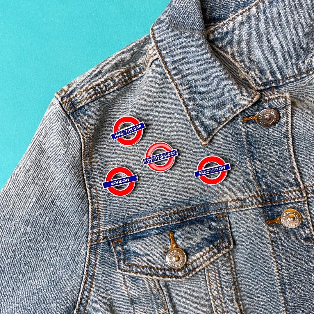 Pawprint Family | London Underground Roundel Enamel Pin Badge | Transport for London Official Merchandise
