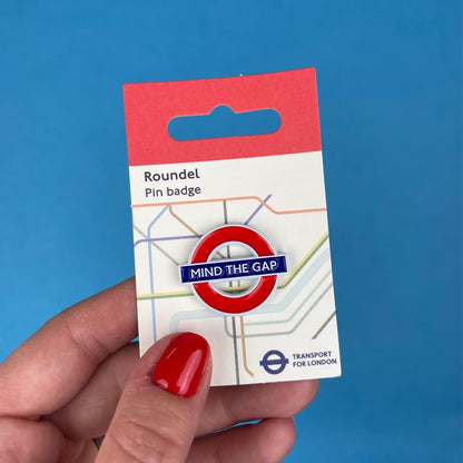 Pawprint Family | Mind the Gap Roundel Enamel Pin Badge | Transport for London Official Merchandise