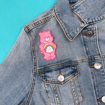 Pawprint Family | Classic Cheer Bear Sew on Patch | Care Bears Official Merchandise