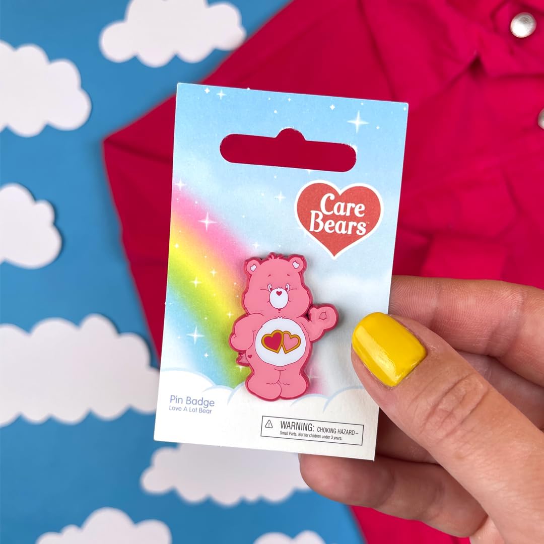 Pawprint Family | Classic Love A Lot Bear Enamel Pin Badge | Care Bears Official Merchandise