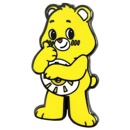 Pawprint Family | Funshine Bear Enamel Pin Badge | Care Bears Unlock the Magic Official Merchandise