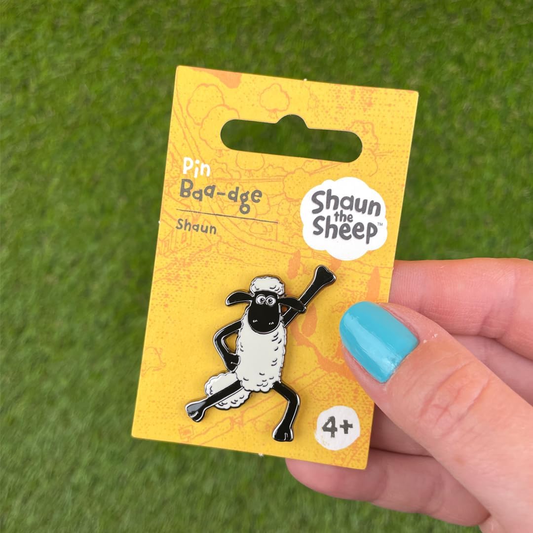 Pawprint Family | Shaun Dancing Enamel Pin Badge | Shaun the Sheep Official Merchandise