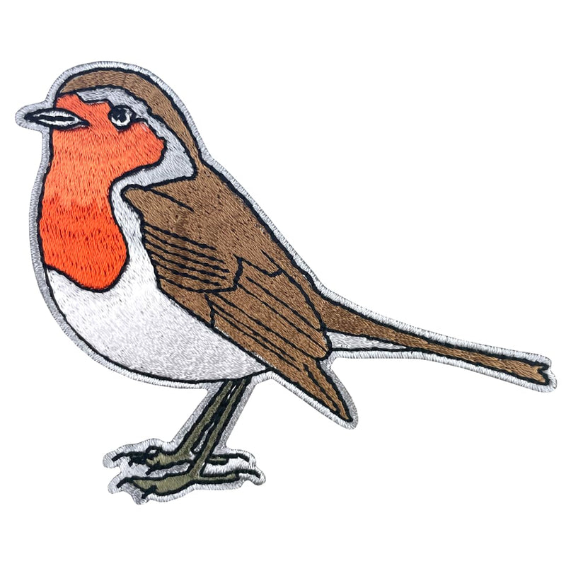Pawprint Family | Robin Bird Sew on Patch | Official Merchandise Supporting The RSPB
