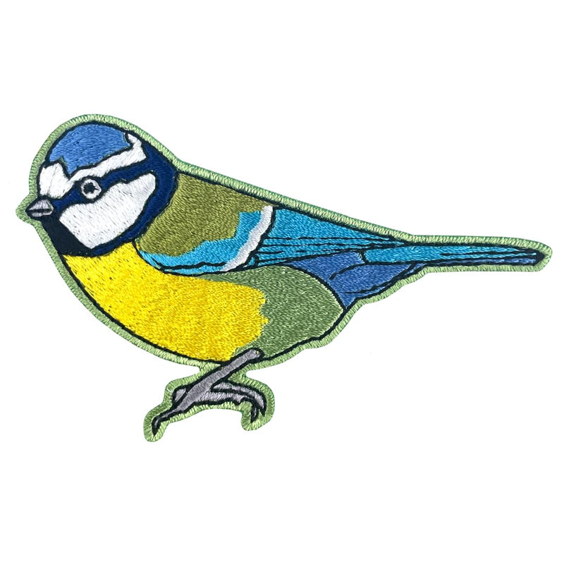 Pawprint Family | Blue Tit Bird Sew on Patch | Official Merchandise Supporting The RSPB