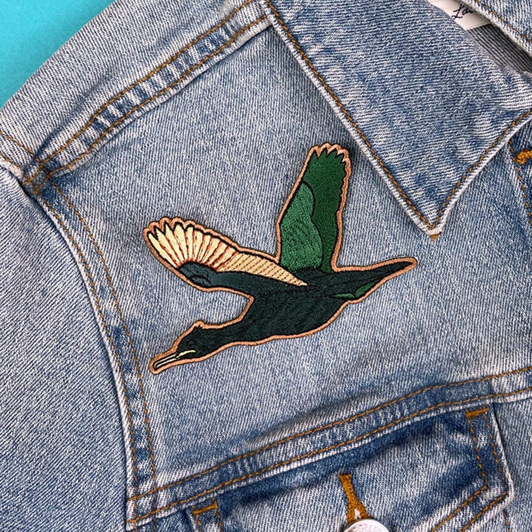 Pawprint Family | Shag Bird Sew on Patch | Official Merchandise Supporting The RSPB