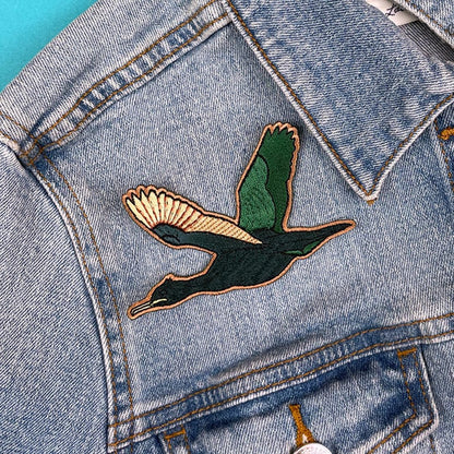Pawprint Family | Shag Bird Sew on Patch | Official Merchandise Supporting The RSPB