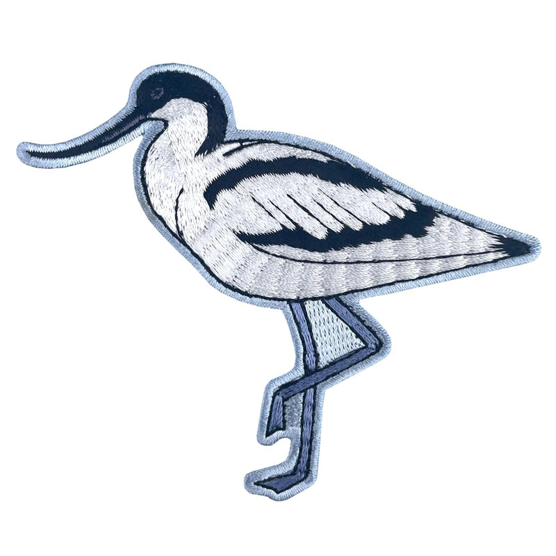 Pawprint Family | Avocet Bird Sew on Patch | Official Merchandise in Support of The RSPB