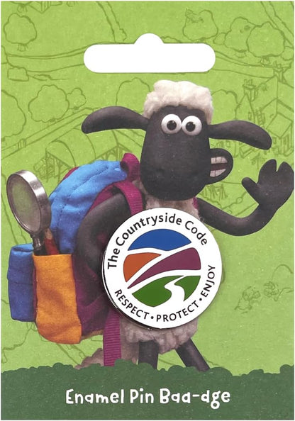 Pawprint Family | The Countryside Code Enamel Pin Badge | Shaun the Sheep Official Merchandise