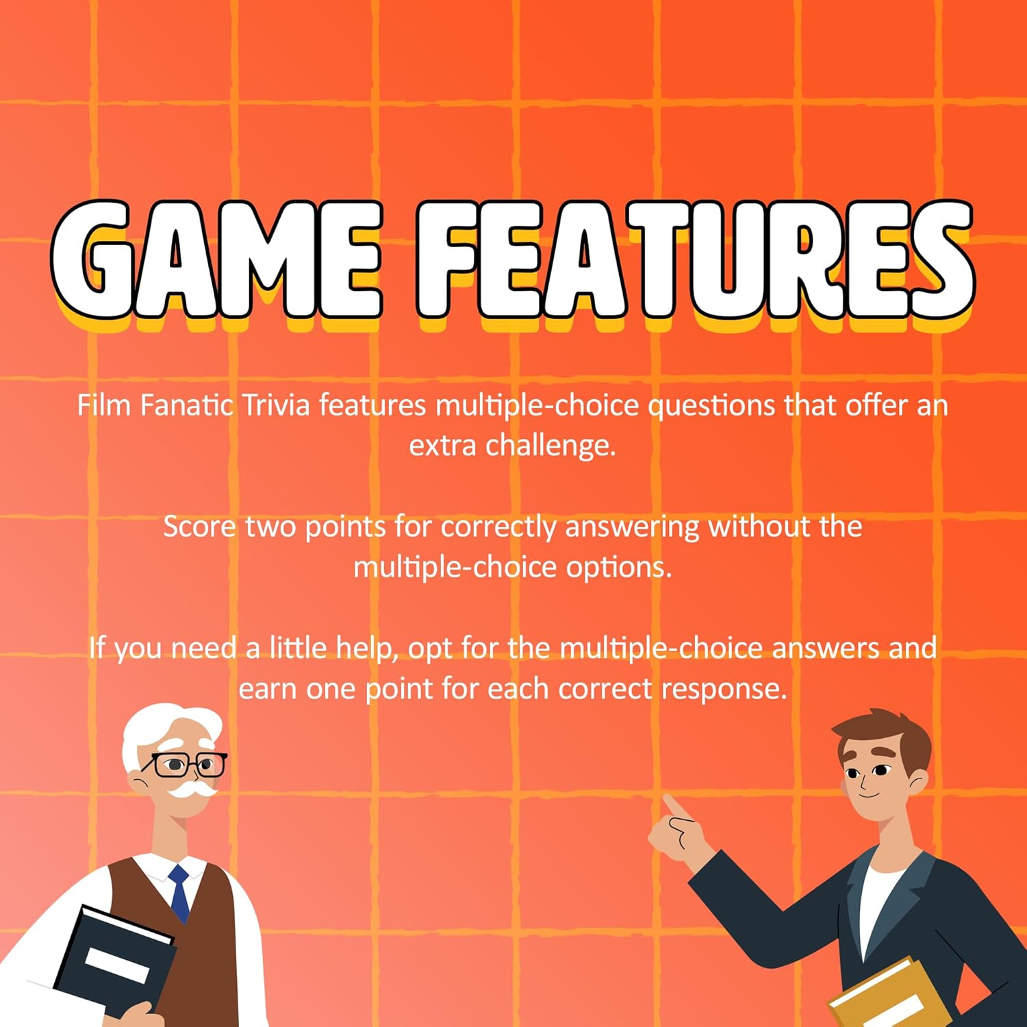 Ginger Fox Games Film Fanatic Trivia Card Game For Movie Buffs, Film Critics And Cinematic Enthusiasts | Test Your Knowledge | 2+ Players | Ages 14+