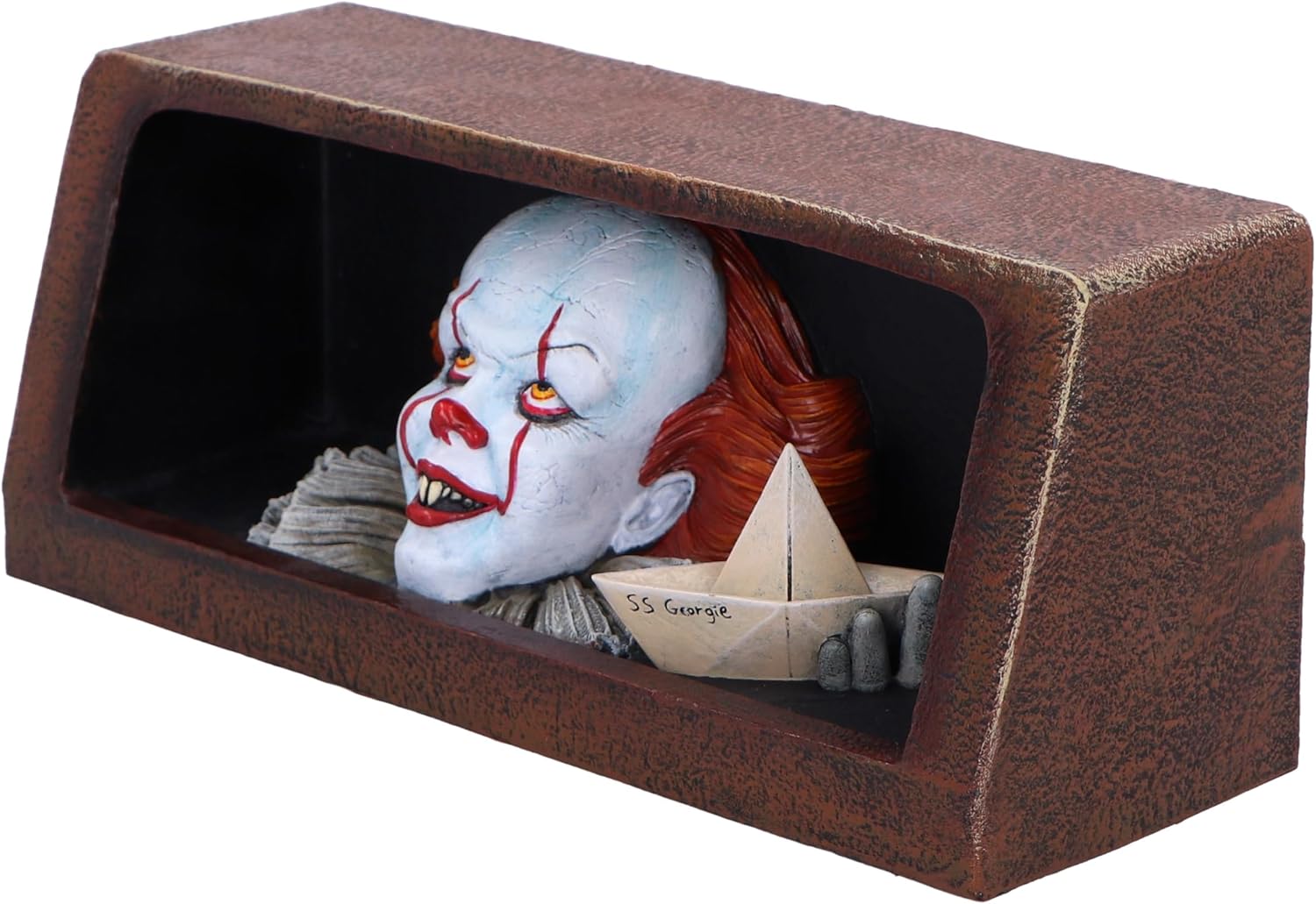 Nemesis Now IT Pennywise Drain Light Up Figurine 20cm, Resin, Official IT The Clown Merchandise, Pennywise Clown Light, IT Movie Room Decor, Cast in the Finest Resin, Expertly Hand-Painted