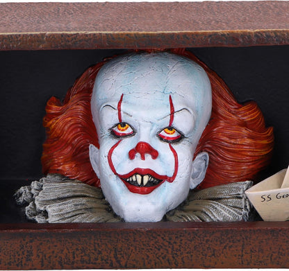 Nemesis Now IT Pennywise Drain Light Up Figurine 20cm, Resin, Official IT The Clown Merchandise, Pennywise Clown Light, IT Movie Room Decor, Cast in the Finest Resin, Expertly Hand-Painted