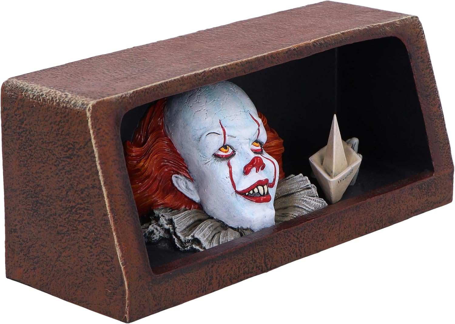 Nemesis Now IT Pennywise Drain Light Up Figurine 20cm, Resin, Official IT The Clown Merchandise, Pennywise Clown Light, IT Movie Room Decor, Cast in the Finest Resin, Expertly Hand-Painted