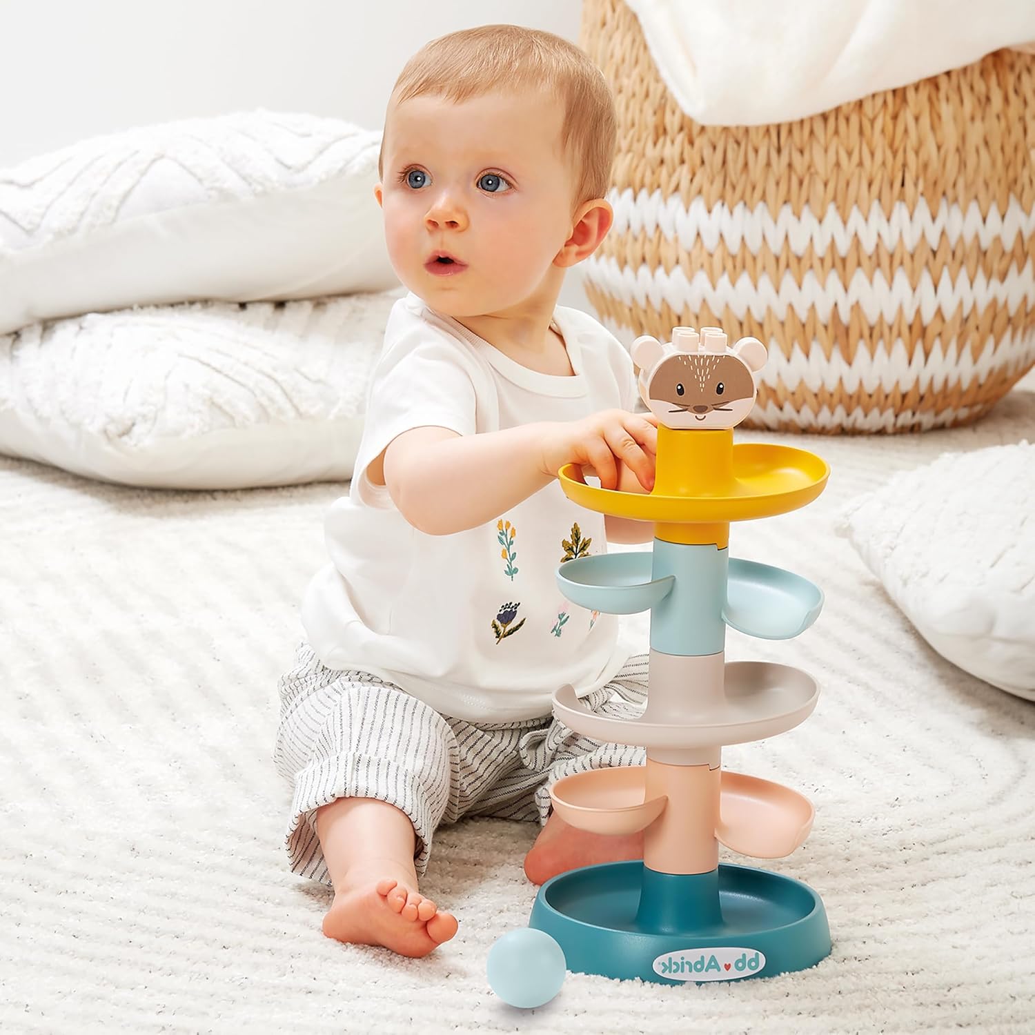 Abrick - Ecoiffier Abrick Baby Ballentoren 8dlg.