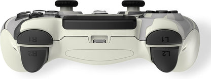 Freaks and Geeks Draadloze afstandsbediening voor PS4, led, wit, camo