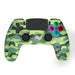Wireless Controller For Ps4 With 3,5Mm Jack Slot - Led-Green Camo