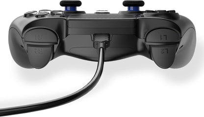 Freaks and Geeks Controller met kabel voor PS4, 3 m, zwart