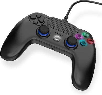 Freaks and Geeks Controller met kabel voor PS4, 3 m, zwart