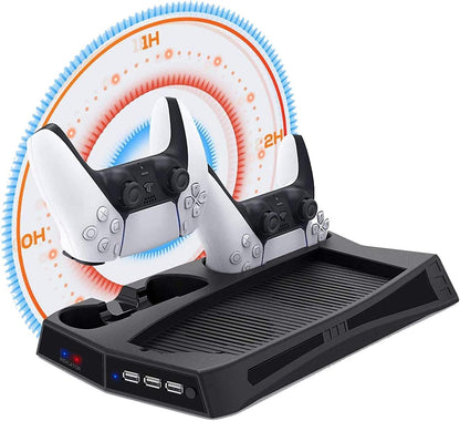 Freaks And Geeks - Charging Stand With Cooling Fan For Ps5