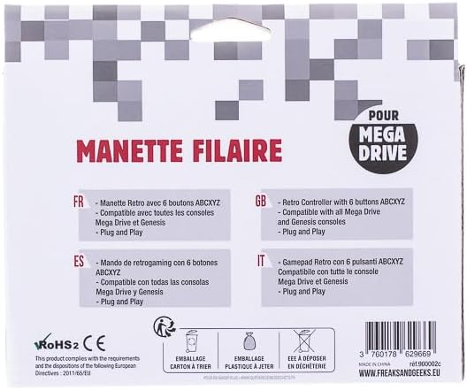 Freaks And Geeks - Megadrive/Genesis Controller/Mastersystem (6 Buttons)