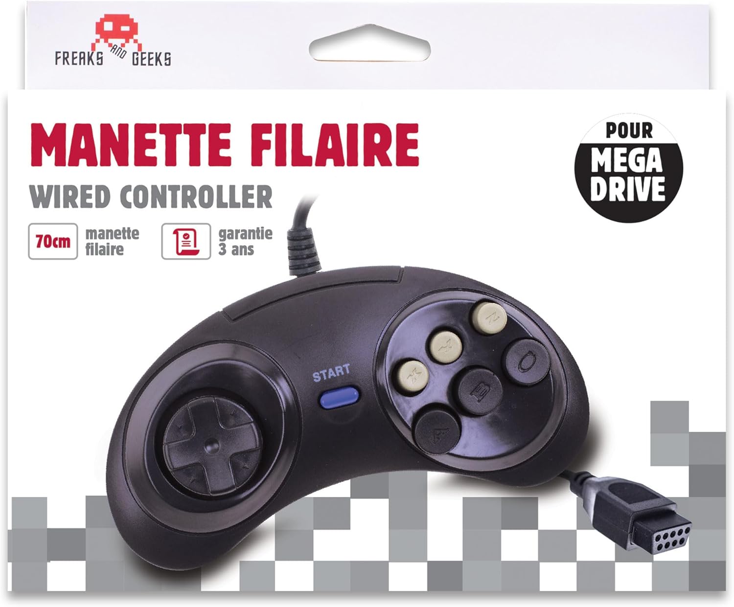 Freaks And Geeks - Megadrive/Genesis Controller/Mastersystem (6 Buttons)